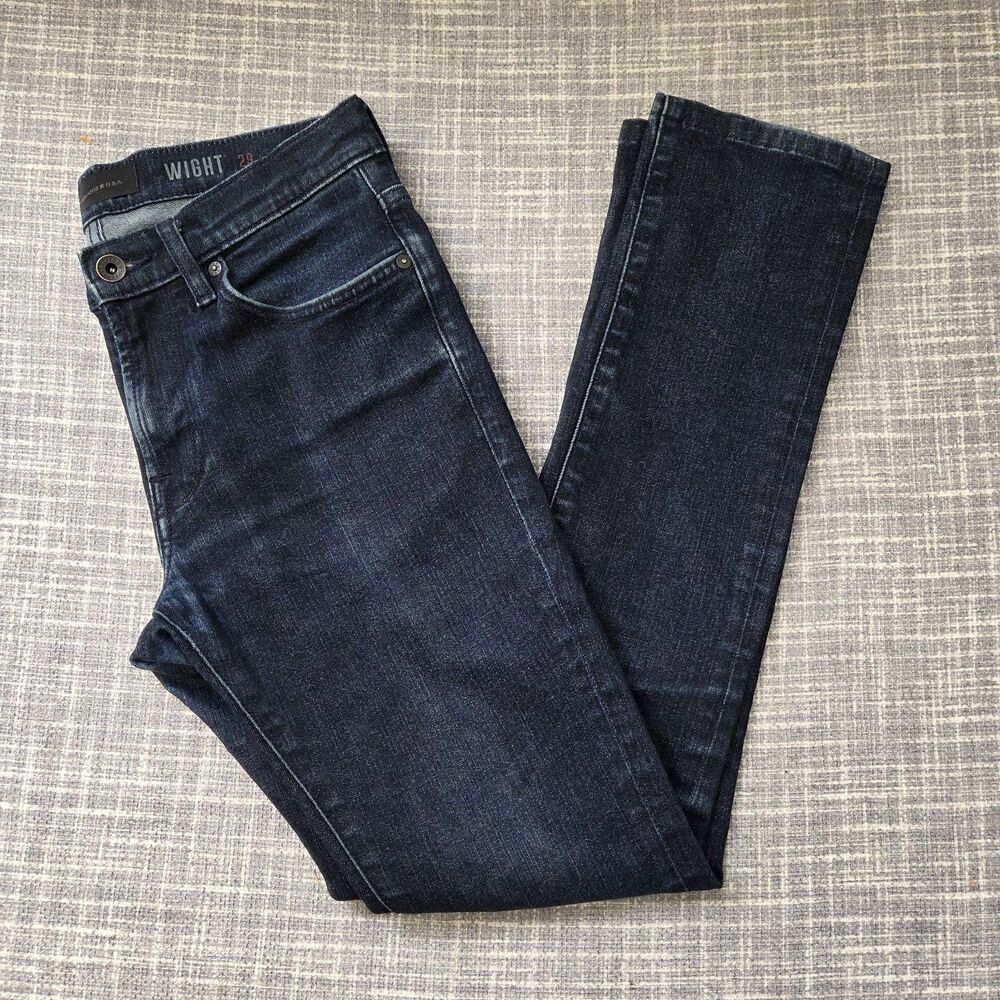 John Varvatos Men's Wight Skinny Fit Med/Dark Blue Sz 29 (act 30x30) Denim Jeans